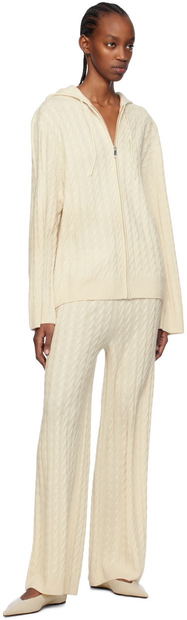 Tøj TOTEME TOTEME Asymmetric Ballerina Flats Beige | 241-WAS990-LE0046, 4