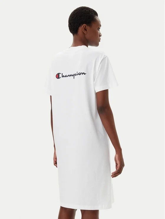 Kjole Champion Champion T-Shirt Dress Hvid | 117782-WW001, 1