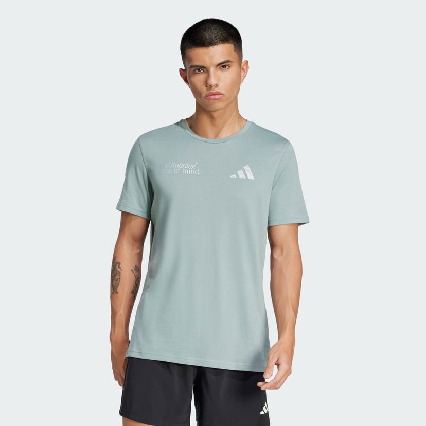 T-shirt adidas Performance Ultimate Metallic Graphic Tee Grøn | JI9373