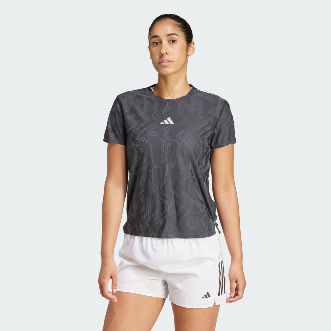 T-shirt adidas Performance Ultimate Running Engineered Tee Grå | JD6455, 0