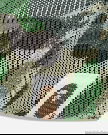 Kasket BAPE Camo NYC Logo Mesh Cap Hvid | 1L30180012 GREEN, 7