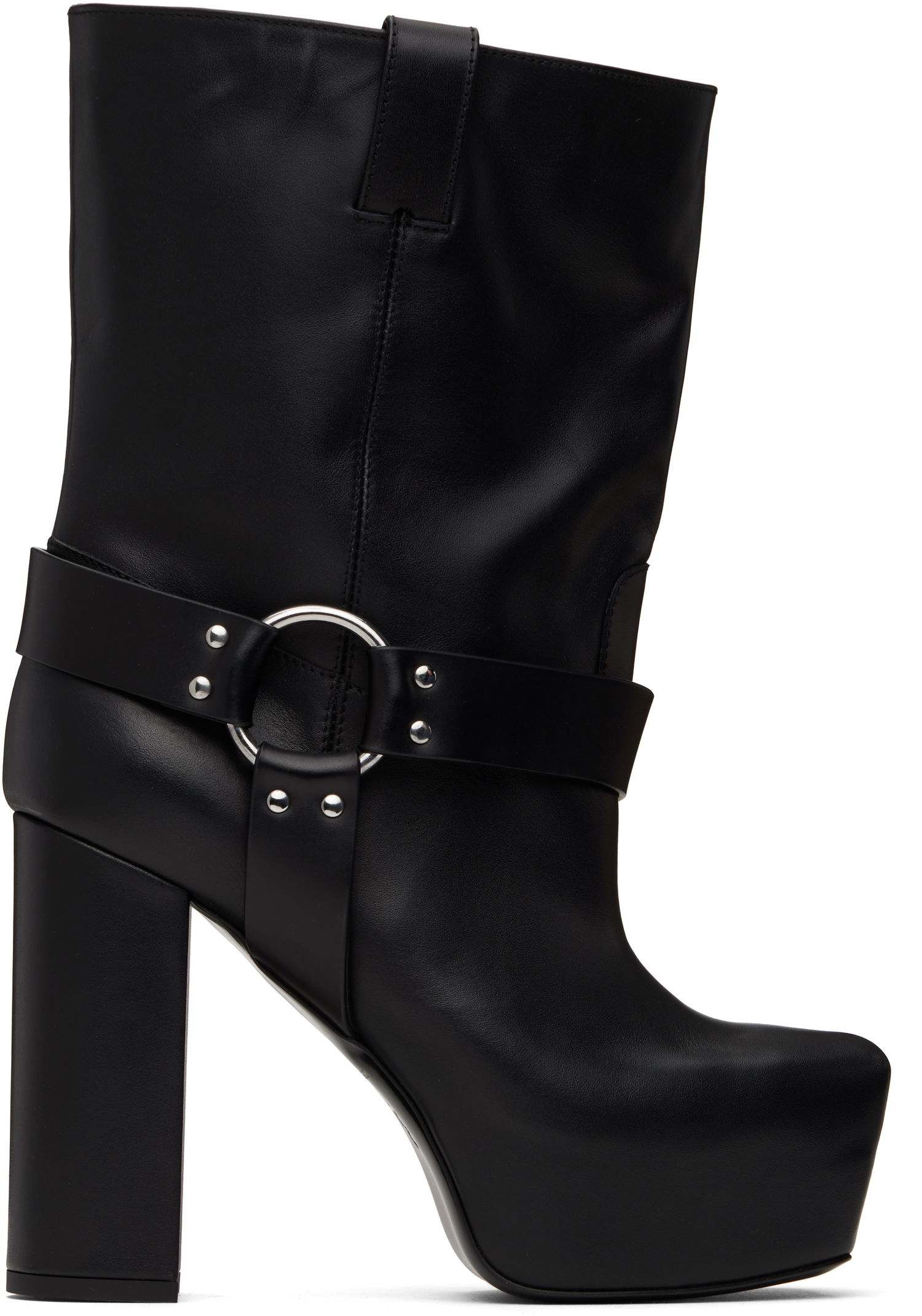 Tøj R13 R13 Sid Heeled Harness Boots Sort | R13S115-S001A, 0