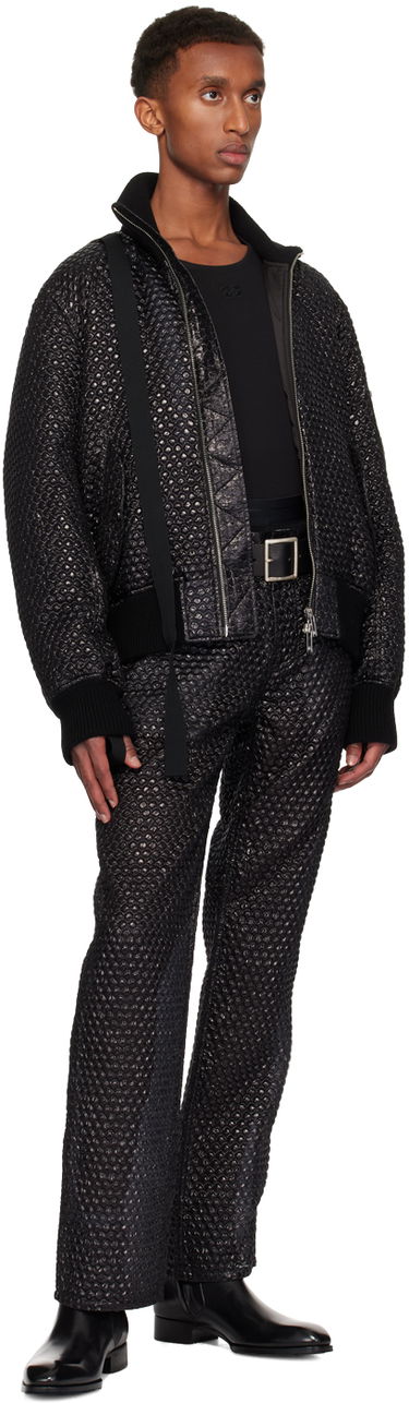 Bomberjakke Helmut Lang Helmut Lang Seatbelt Down Bomber Jacket Sort | O06HM199, 4