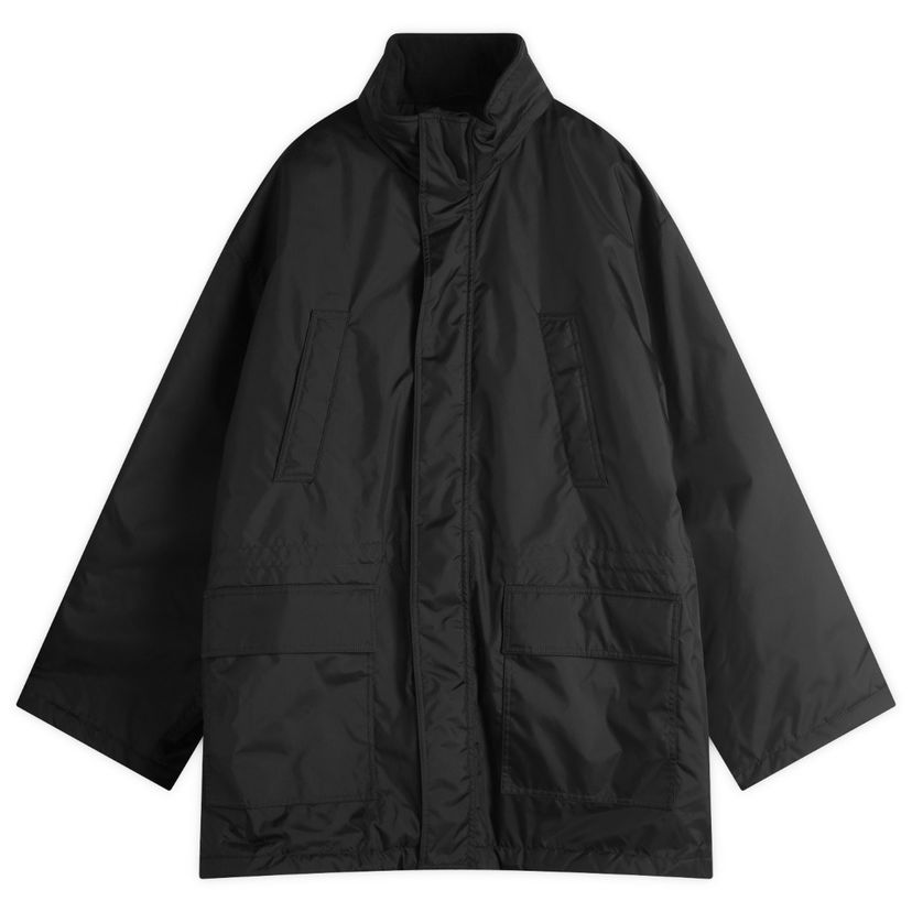 Parka Balenciaga Balenciaga Nylon Oxford Parka Jacket, Size Large Sort | 814143-TOO04-1000