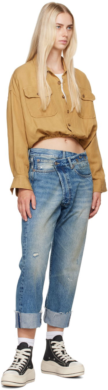 Jeans R13 R13 Crossover Jeans Blå | R13W2048-735, 3