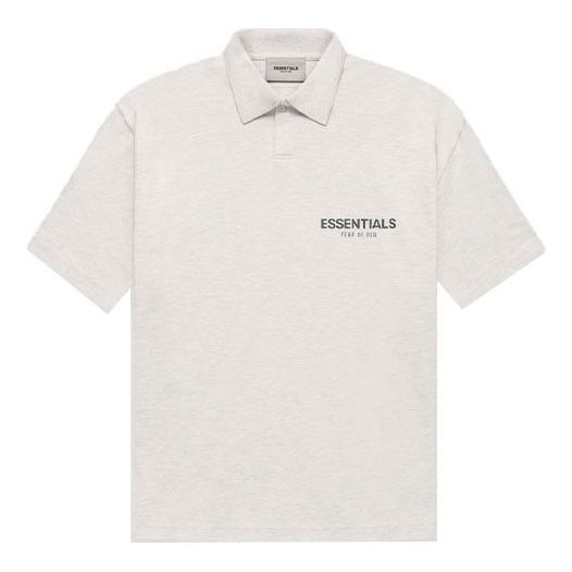 Polo skjorte Fear of God Essentials Polo Shirt Grå | FOG-FW21-594, 0