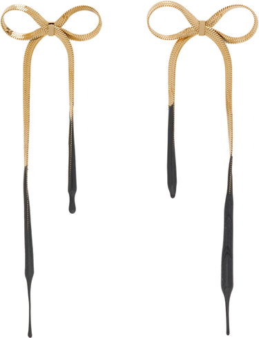 Øreringe Ottolinger Ottolinger Laced Bow Earrings Metalisk | 12590032501, 0