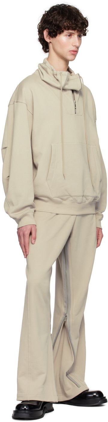 Sweatshirt Helmut Lang Helmut Lang Funnel Neck Sweatshirt Beige | O04HM509, 3