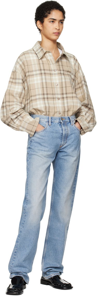 Jeans The Attico The Attico Long Jeans Blå | 250WCP00073 DDD085SS, 3