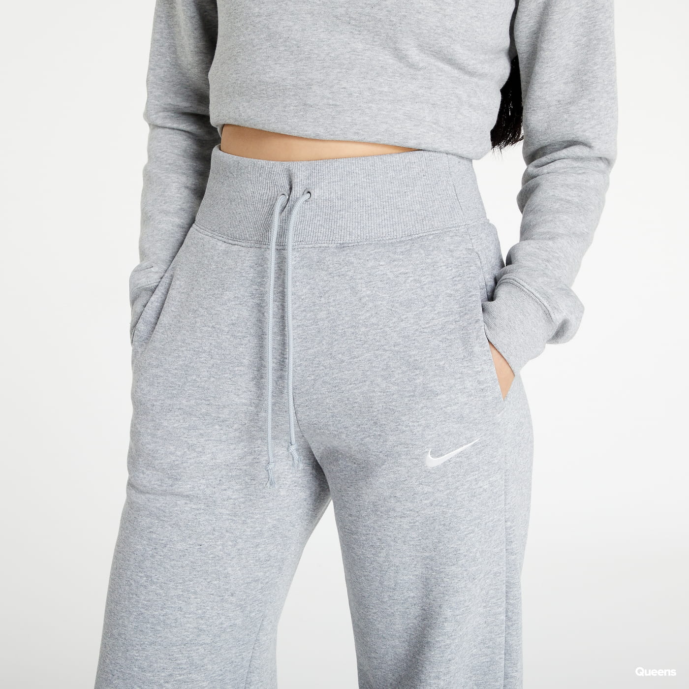 Joggingbukser Nike High-Rise Wide-Leg Pants Grå | DQ5615-063, 1