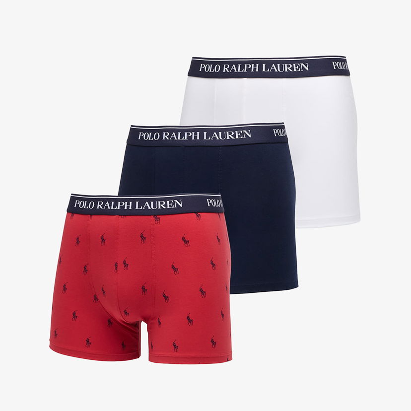 Boksere Polo by Ralph Lauren Polo Ralph Lauren Classic Trunk (3-Pack) Hvid | 714830299170