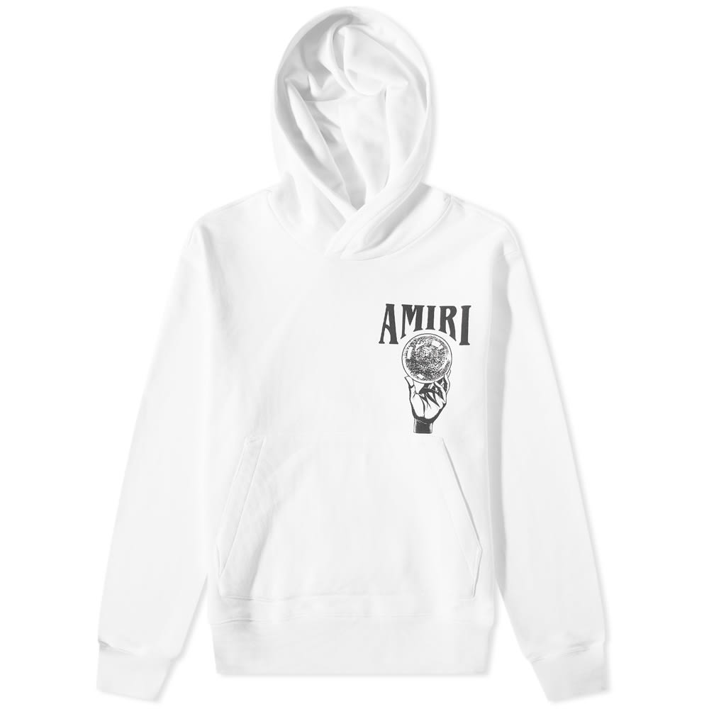 Sweatshirt AMIRI Crystal Ball Hoodie Hvid | MJG005-100-WH, 0