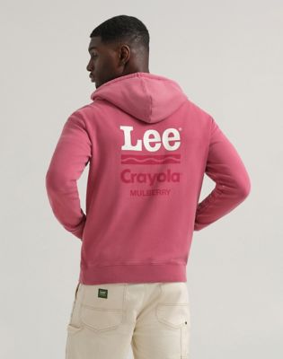 Sweatshirt Lee Crayola Limited Edition Colors Hoodie Rød | 112375437, 1
