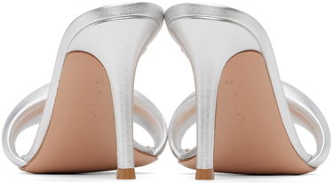 Sneakers og sko Gianvito Rossi Bijoux 85 Leather Heeled Sandals Metalisk | G18550-85RIC-NPS, 1