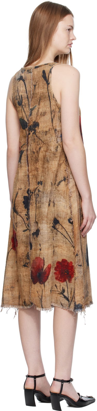 Kjole R13 R13 Reversible Tank Midi Dress Brun | R13WR466-R583B, 2