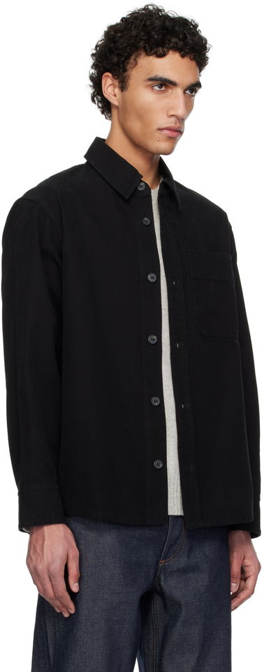 Skjorte A.P.C. A.P.C. Basile Chest Pocket Overshirt Beige | COGBJ-H02918, 4