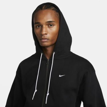 Sweatshirt Nike Solo Swoosh Full-Zip Hoodie Sort | DR0403-010, 3