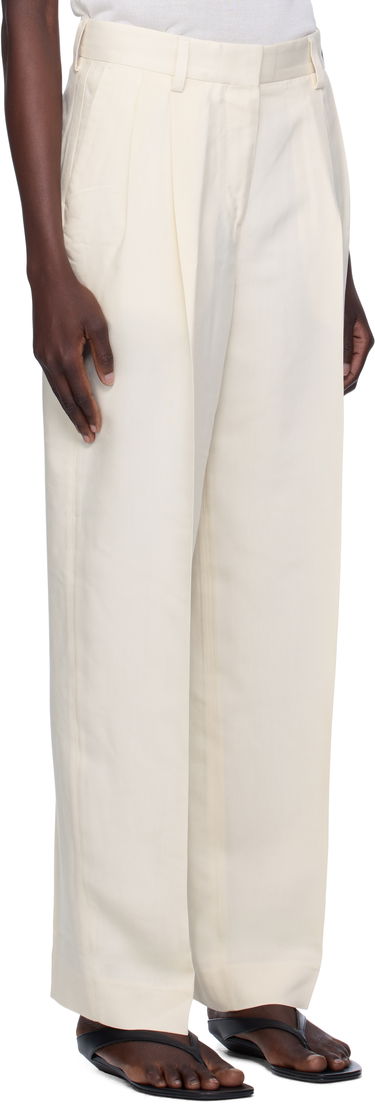 Bukser TOTEME TOTEME Double-Pleat Straight-Leg Trousers Sort | 252-WRB0289-FB0459, 4
