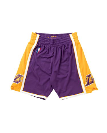 Shorts Mitchell & Ness NBA Authentic Shorts Los Angeles Lakers Road 2008-09 Lilla | ASHRGS18039-LALPURP08, 0