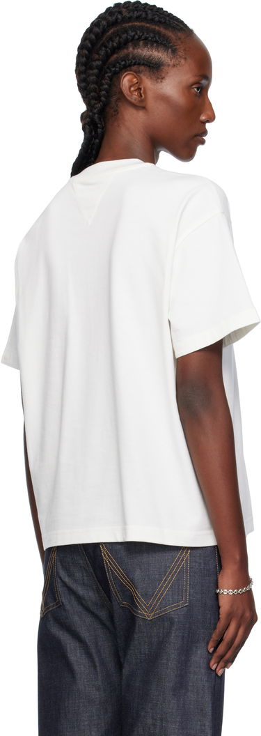 T-shirt Bottega Veneta Bottega Veneta Cotton Jersey T-Shirt with Pocket Hvid | 838925 V4N50, 2