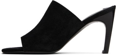 Tøj TOTEME TOTEME Bandeau Suede Mules Sort | 253-WAS0245-LE0004, 2