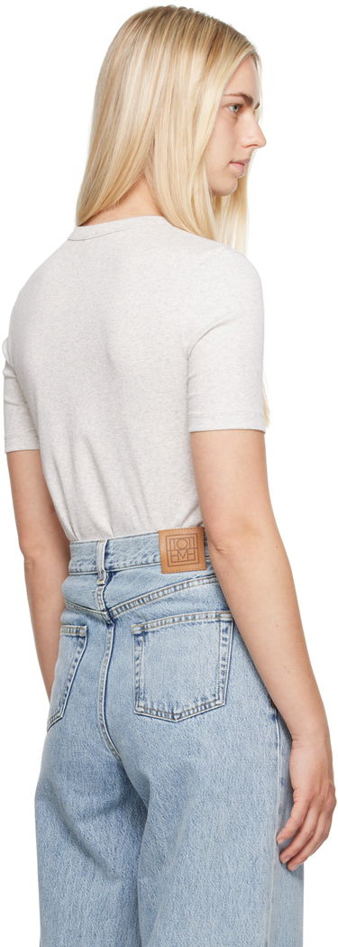 T-shirt TOTEME TOTEME Classic Tee Grå | 243-WRT1459-FB0246, 2