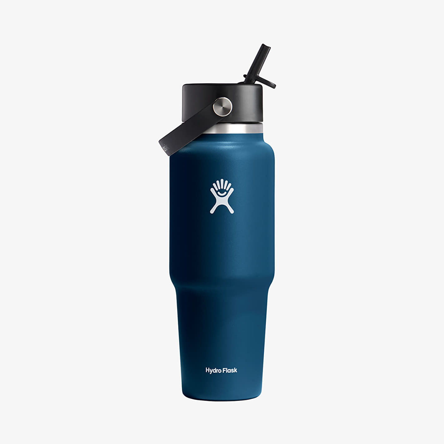 Drikkeflaske Hydro Flask 1000 ml Wide Flex Straw Travel Bottle Indigo Turkis | WT32BFS464, 1