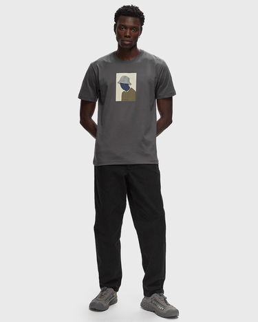T-shirt NORSE PROJECTS Johannes Organic Bucket Hat Print Tee Grå | N01-0676-1072, 1