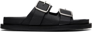 Tøj Studio Nicholson Studio Nicholson Denver Leather Sandals Sort | DENVER SNW - 1652, 0