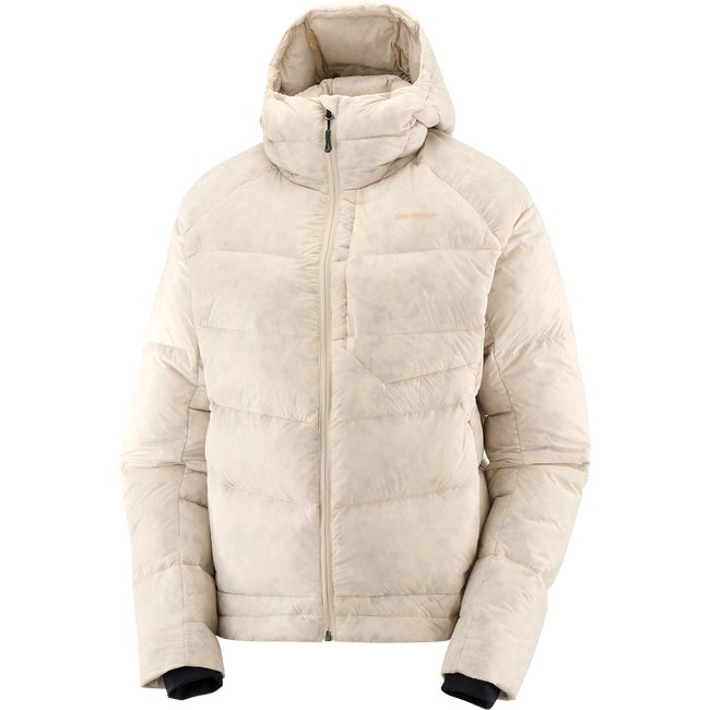 Puffer jakke Salomon Women's Down Hooded Jacket Beige | LC2360800, 1