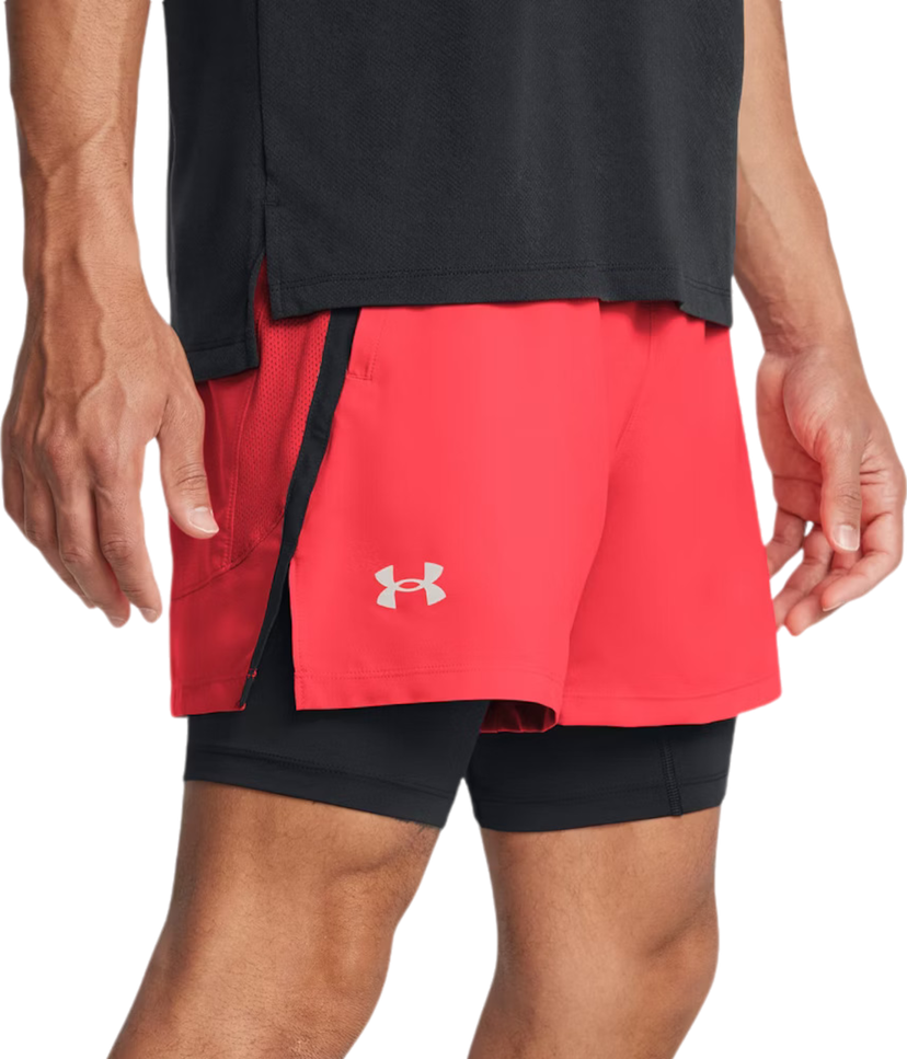 Shorts Under Armour Shorts UA LAUNCH 5 2-IN-1 Rød | 1382640-713