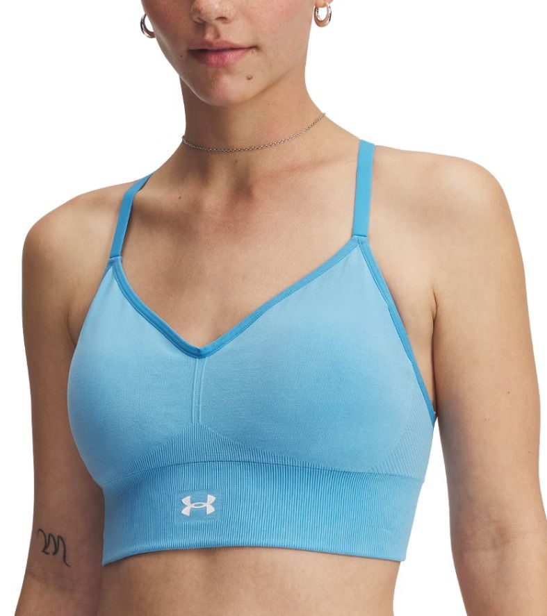Bh Under Armour Under Armour Vanish Seamless Washed Low Bra Blå | 1388111-452
