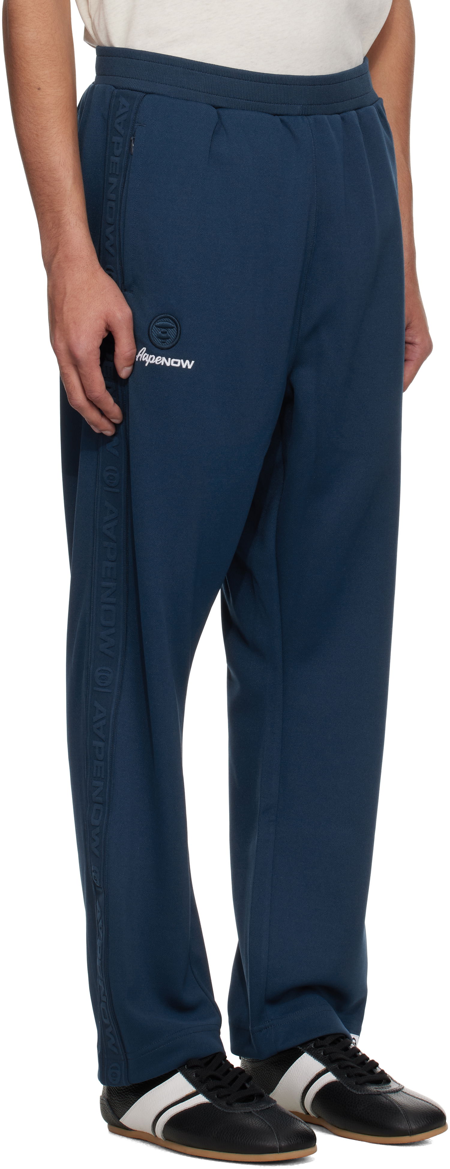 Joggingbukser AAPE by A Bathing Ape AAPE by A Bathing Ape 'AAPE Now' Sweatpants Mørkeblå | AAPPTMB674XXNNYX, 1