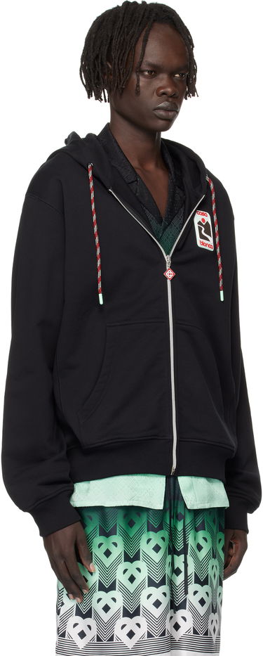 Sweatshirt Casablanca Casablanca Sunset Valley Zip Hoodie Sort | U-MPF25-JTP-150-01, 1
