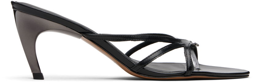 Tilbehør Coperni Coperni Low Strap Heeled Sandals Sort | COPSH80F6046