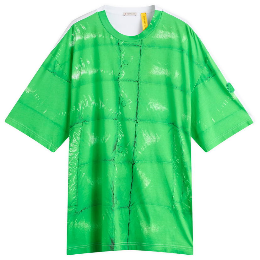 T-shirt Moncler AWGE by A$AP Rocky Printed T-Shirt Grøn | 8C000-01-89AYW-86S