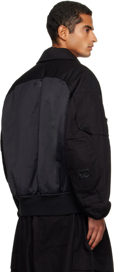 Bomberjakke Y-3 Y-3 UT Twill Bomber Jacket Sort | JY4554, 2