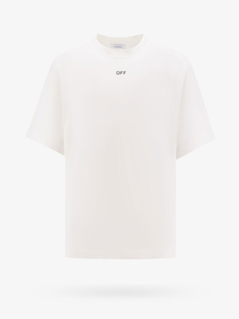 T-shirt Off-White T-SHIRT Hvid | OMAA120C99JER0050110