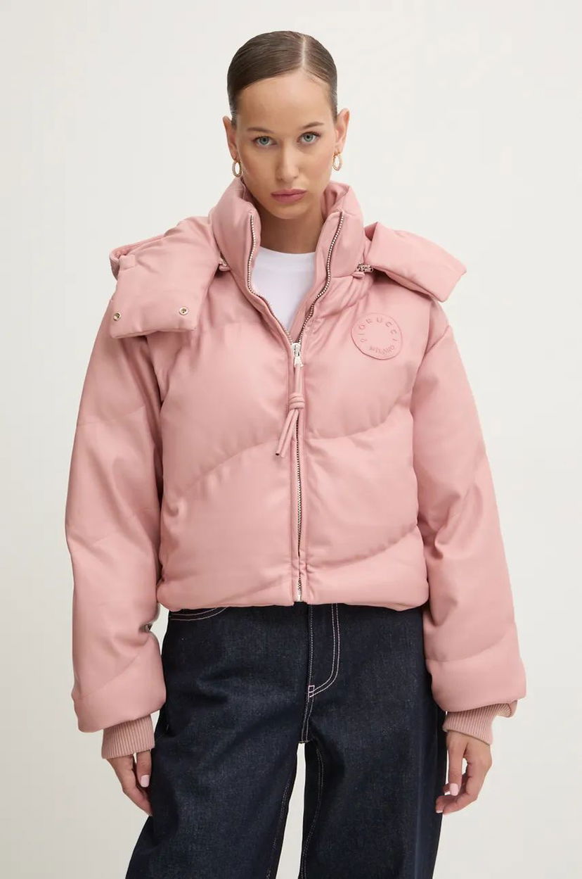 Puffer jakke Fiorucci Fiorucci Women's Winter Jacket Lyserød | W01FPOJA164VL01PN02