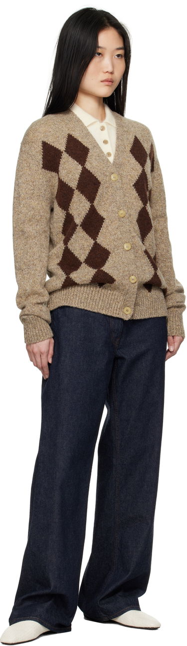 Sweater &Daughter &Daughter Shetland Argyle Cardigan Brun | WLR2304, 3