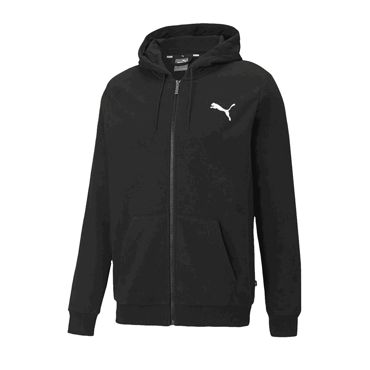 Sweatshirt Puma Essentials Small Logo Full-Zip Hoodie Sort | 586704-51, 0