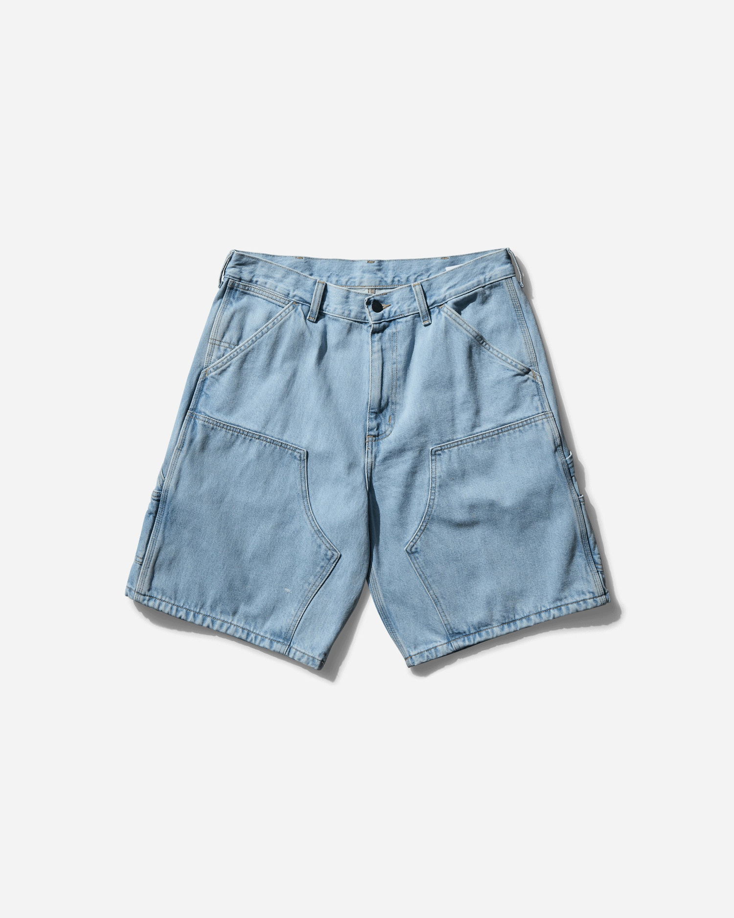 Shorts Carhartt WIP Double Knee Shorts Blå | I034867 01A3, 1