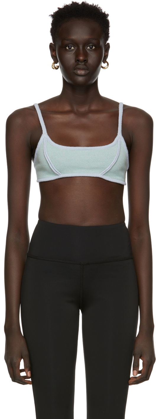 Bh GUIZIO Guizio Exposed Seam Bra Grøn | DGF20G758A