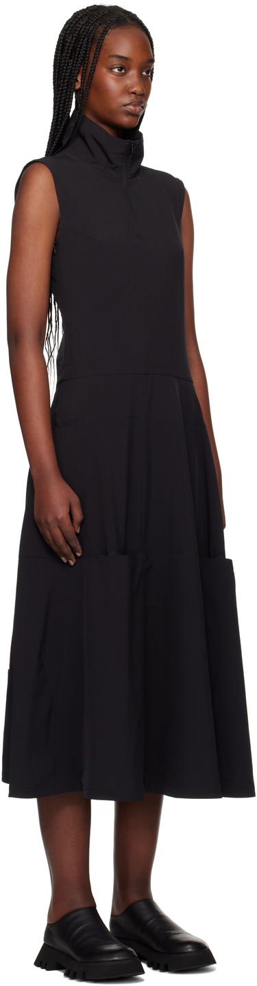 Kjole Y-3 Y-3 Half-Zip Midi Dress Sort | JI7087, 1