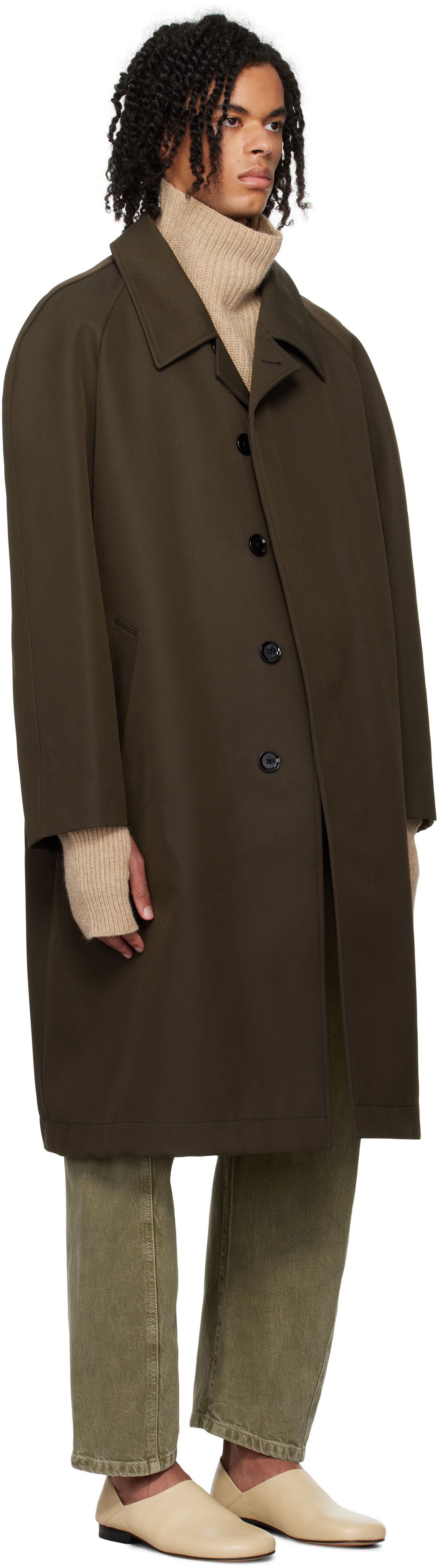 Frakker LEMAIRE Lemaire Car Coat Brun | CO1066 LF1297, 1