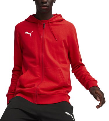 Sweatshirt Puma Casuals Hooded Jacket Rød | 658595-01, 0