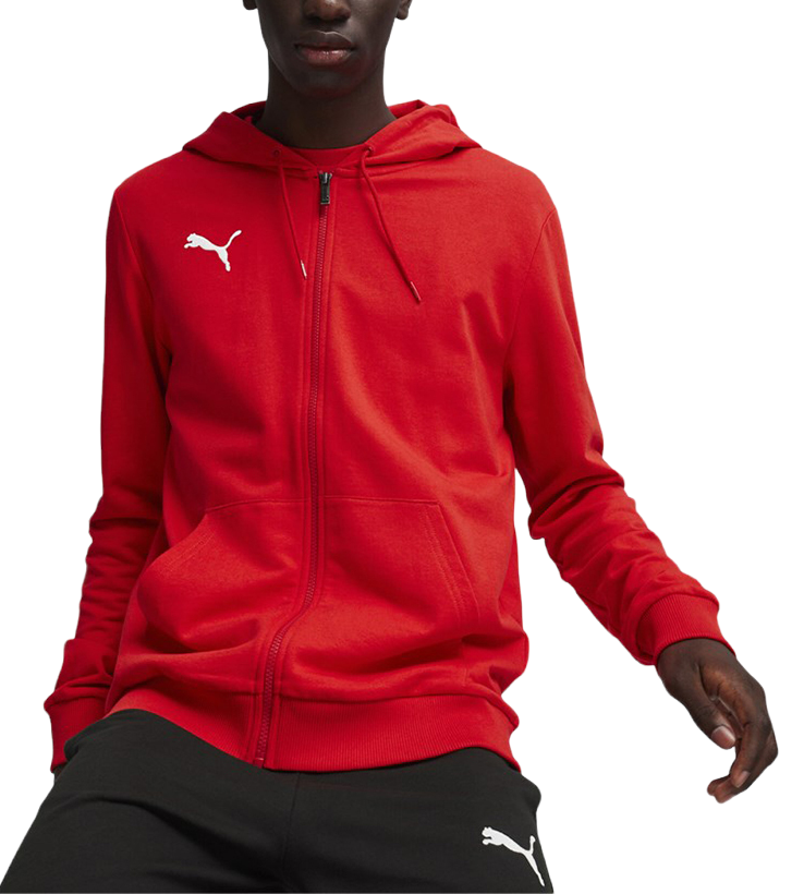 Sweatshirt Puma Casuals Hooded Jacket Rød | 658595-01