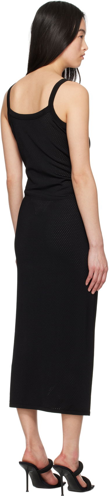 Kjole Alexander Wang Alexander Wang.t Cami Athletic Mesh Midi Dress Sort | 4KC2256043, 2