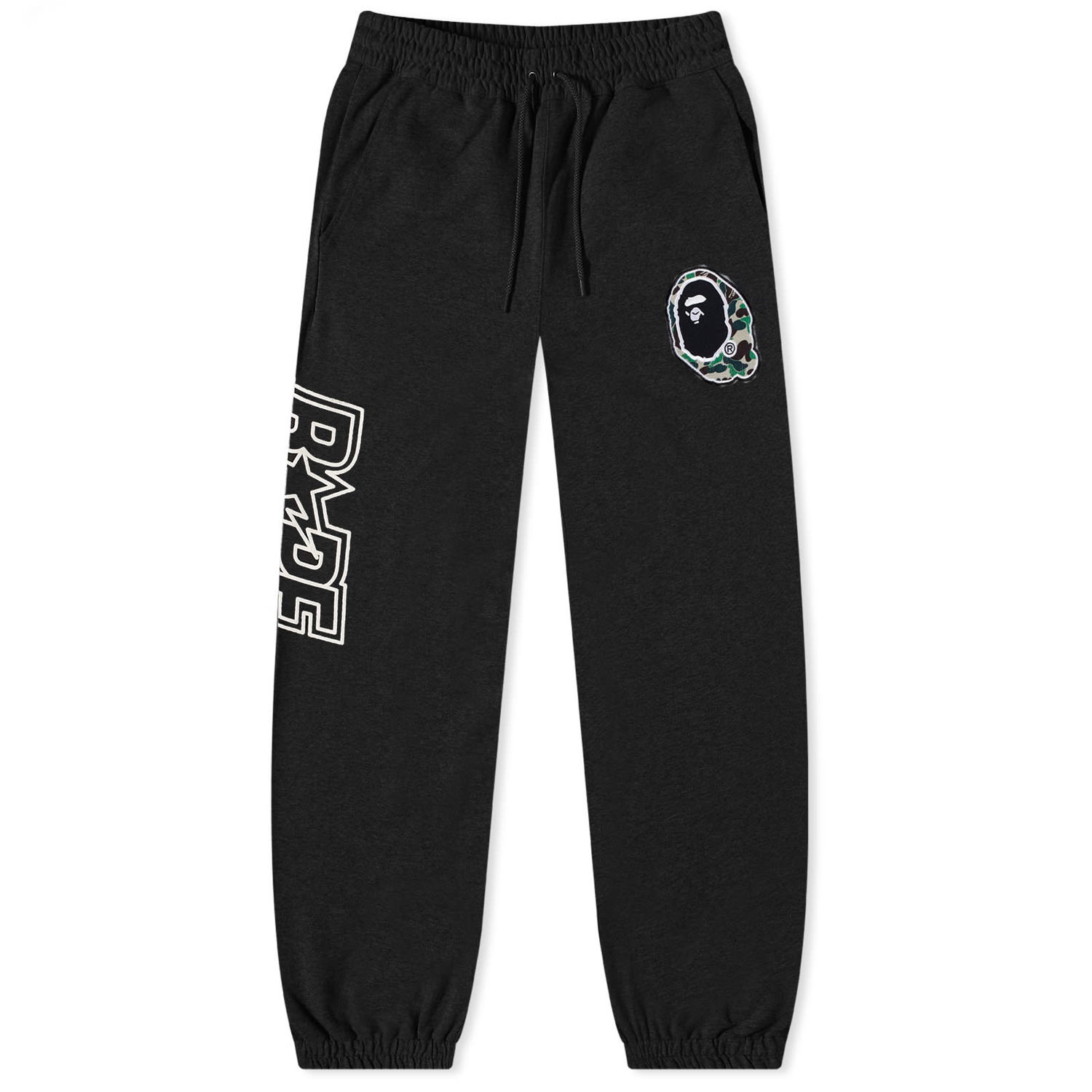 Joggingbukser BAPE Patchwork Sweat Pant Black Sort | 001PTJ301007M-BLK, 0