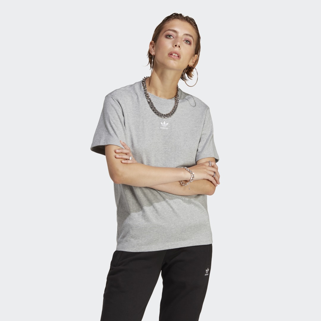 T-shirt adidas Originals Adicolor Essentials Regular Grå | IC1827, 0